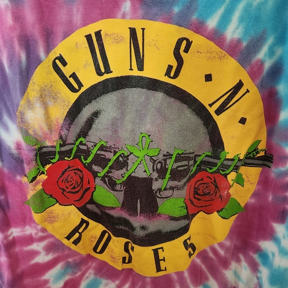 Guns N Roses Rock Band Tee t-shirt Sz S Small tie dye unisex concert retro style - Picture 3 of 4
